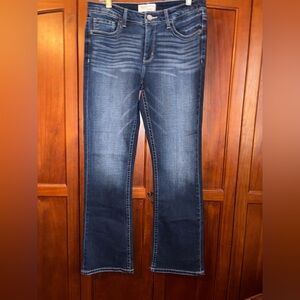 BKE Dark Blue Boot Cut Jeans